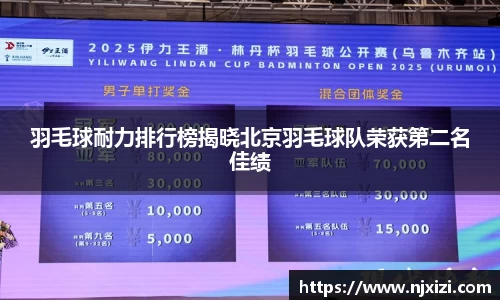 羽毛球耐力排行榜揭晓北京羽毛球队荣获第二名佳绩